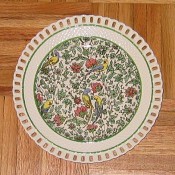 Royal Doulton Persian chintz reticulated plate, D3550