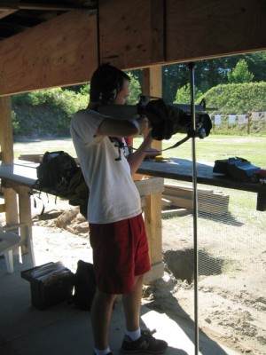 the gun sorta clashes with my "I &#9829; NY" t-shirt.