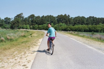 biking in Chincoteague National Wildlife Refuge