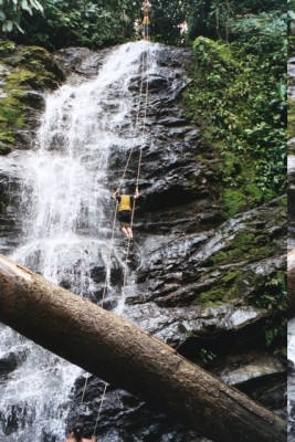 waterfall rappel