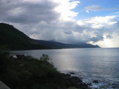 western coastline of Dominica