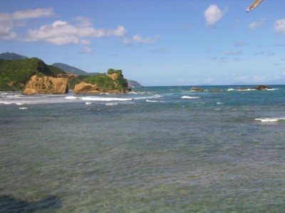 rock formation known as "Hells' Gate" in Calibishie
