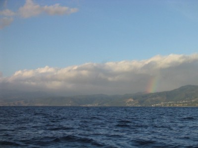 rainbow over Dominica