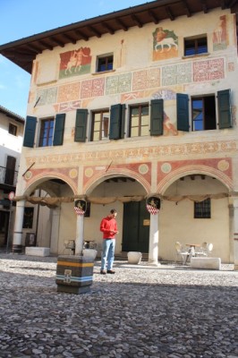 Spilimbergo is known for its well-preserved Frescoes.