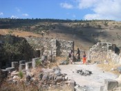 Berenice church ruins, overlooking Tverya (Tiberias)