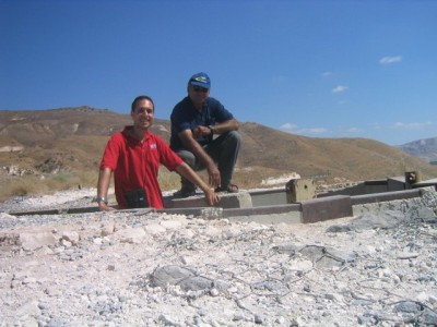 a Golan Heights machine gun trench