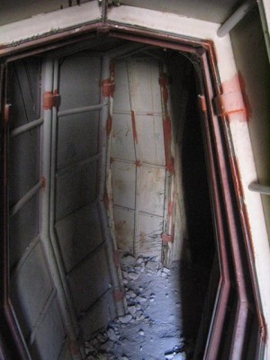 bunker interior passageways