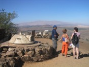 overlooking Syria and Lebanon