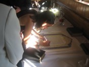 signing the ketubah