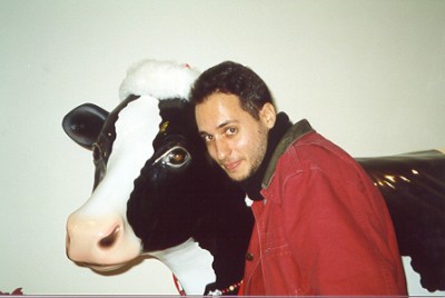 meeting the locals at the Tillamook cheddar cheese factory