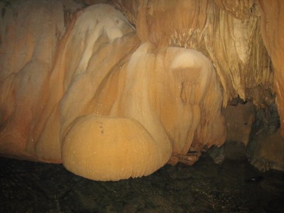 gorgeous stalagmites and stalactites