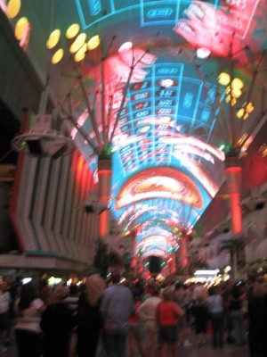 Fremont Street, downtown