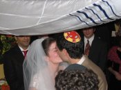 my favorite part of the ceremony: kissing the bride